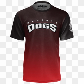 Naughty Dog Black Fade - Sports Jersey, HD Png Download - black fade png