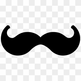 Curly Mustache Clip Art Cliparts - Stache Clipart, HD Png Download - handlebar mustache png