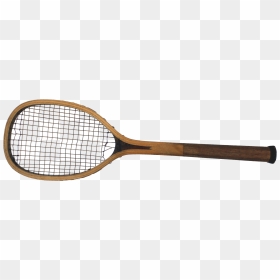 Antique Tennis Racket - Vintage Tennis Racket Png, Transparent Png - tennis racket png