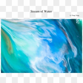 Transparent Water Stream Png - Painting, Png Download - water stream png