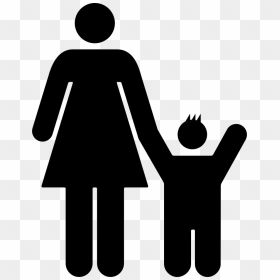 Mother With Son - Mother And Son Icon Png, Transparent Png - mother png