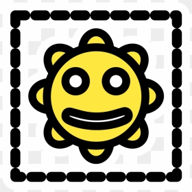 Smiley Sun Icon - Eraser Tool In Computer, HD Png Download - sun icon png