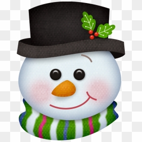 Snowman Clipart With Crown Royalty Free Download Lliella - Christmas Snowman Face Clipart, HD Png Download - snowman clipart png