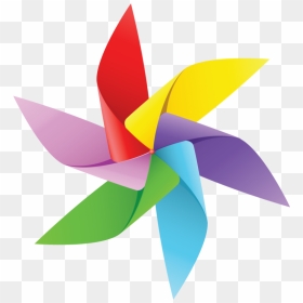 Paper Windmill Png - Pinwheel Paper Windmill Png, Transparent Png - windmill png