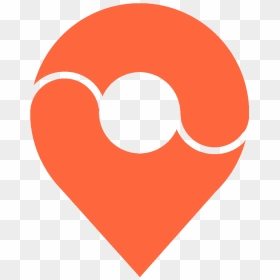 Location Symbol Vector Orange , Png Download - Branch Vs Subsidiary, Transparent Png - location symbol png