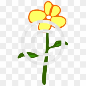 Flower Png Cartoon, Transparent Png - yellow flower png
