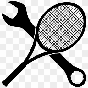 Badmintonracket Badmintonracket Shuttlecock Clip Art - Tennis Racket Transparent Background, HD Png Download - tennis racket png