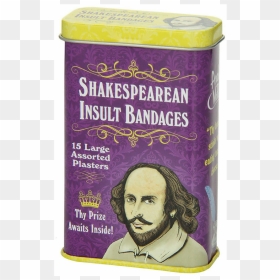 Shakespeare Insult Bandages, HD Png Download - bandaid png