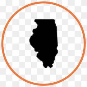 Icon Location Illinois Ios Black Filled - Oval Shape Outline, HD Png Download - location symbol png