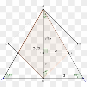 Equilateral Triangle Overlaps Square - Triangle, HD Png Download - equilateral triangle png