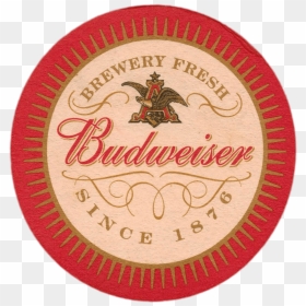 Budweiser Beer Coaster Clip Arts - Budweiser, HD Png Download - budweiser logo png