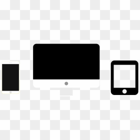 Mobile And Desktop Png White, Transparent Png - desktop png