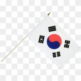 Stick Included For Flag-waving - Korean Flag Png Transparent, Png Download - korean flag png