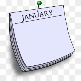 January Clip Arts - Calendar Monday Clipart, HD Png Download - january png