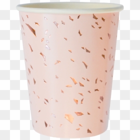 Pale Pink Confetti Paper Cups - Lampshade, HD Png Download - pink confetti png