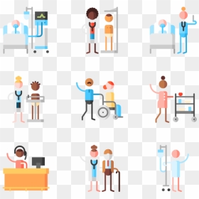Occupational Health Team Vector, HD Png Download - hospital png
