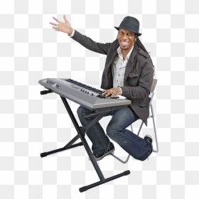 Electric Piano Png Download - Keyboard Player Png, Transparent Png - piano keyboard png