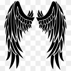 Black Wings Clipart Transparent Png - Angel Wings Png Vector, Png Download - angel wings png clipart