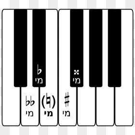 Notas De Um Piano, HD Png Download - piano keyboard png