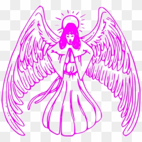 Cartoon Pic Of An Guardian Angel, HD Png Download - angel wings png clipart