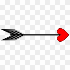 Hearted Arrow Vector Image - Cupid Arrow Clip Art, HD Png Download - arrow vector png