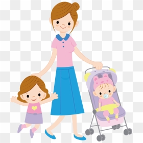Mother And Children Png - Mother And Children Cartoon Png, Transparent Png - mother png