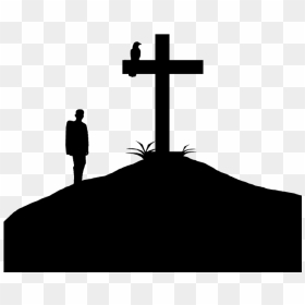 Cross Silhouette , Png Download - Cross Silhouette Png, Transparent Png - cross silhouette png