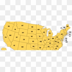 Usa Map - United States, HD Png Download - united states map png