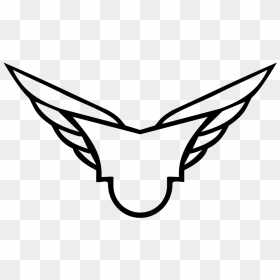 Vector Clipart Wing - Badge Clip Art, HD Png Download - angel wings png clipart