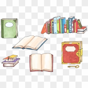 Hand Drawn Book Clipart Graphic Library Hand Drawn, HD Png Download - hand drawn circle png