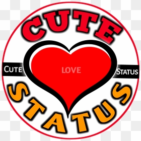 Cute Love Status - Heart, HD Png Download - cute heart png