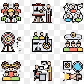 Employees Icon Vector Png, Transparent Png - teamwork png