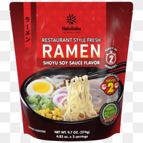 Image - Hakubaku Shoyu Ramen, HD Png Download - ramen noodles png