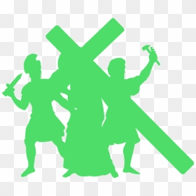 Stations Of The Cross Silhouette, HD Png Download - cross silhouette png