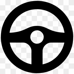 Driver Vector Steering Wheel - Steering Wheel Icon Png, Transparent Png - steering wheel png