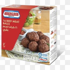 كرات لحم بقري امريكانا, HD Png Download - meatball png