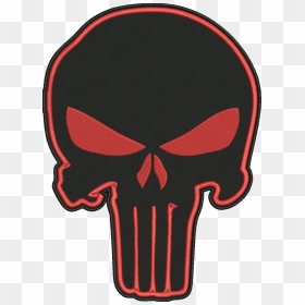 1 Of 2free Shipping Punisher Skull Embroidered 12 Inch - Transparent Punisher Skull Clipart, HD Png Download - punisher skull png