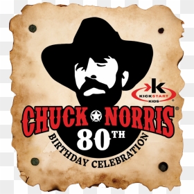 Chuck Norris 80th Birthday, HD Png Download - chuck norris png