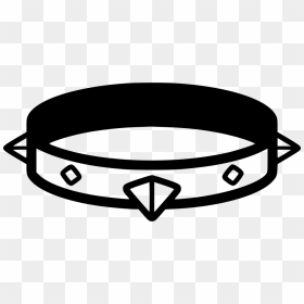 Dog Collar - Spiked Dog Collar Clipart, HD Png Download - dog collar png