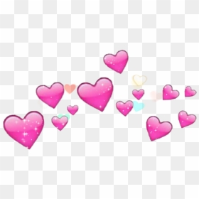 #cute #heart #love #pink #colorful #wallpaper #splash - Ios Heart Emoji Vector, HD Png Download - cute heart png
