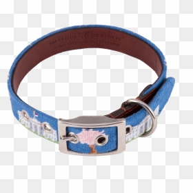 Dog Collar Transparent - Needlepoint Dog Collar, HD Png Download - dog collar png
