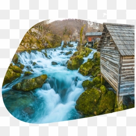 Krupa Na Vrbasu - Krupa Waterfalls, HD Png Download - water stream png