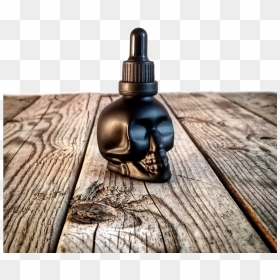 Black Skull Final - Beard Oil, HD Png Download - black skull png