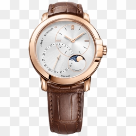 Harry Winston Midnight Date Moon Phase Automatic Watch - Harry Winston Midnight Date Moon Phase Automatic 42mm, HD Png Download - watch hands png