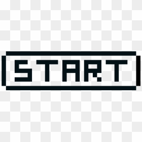 Start Button Pixel Art, HD Png Download - start button png