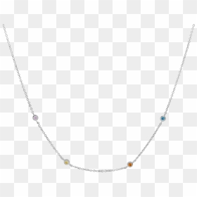 Necklace, HD Png Download - silver confetti png
