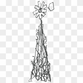 Windmill - Tree, HD Png Download - windmill png