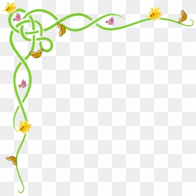 Daffodil Clipart Garden - Spring Border Free Clipart, HD Png Download - daffodil png