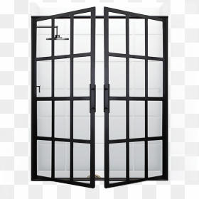 French Doors Png, Transparent Png - window pane png