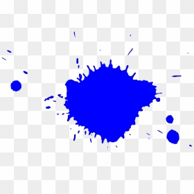 10 Blue Paint Splatters - Paint Splash Blue Png, Transparent Png - ink blot png